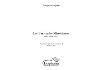 LES BARRICADES MYSTERIEUSES for flute and marimba